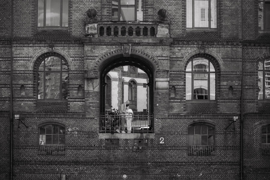 Romantische Momente in der Hamburger Speicherstadt