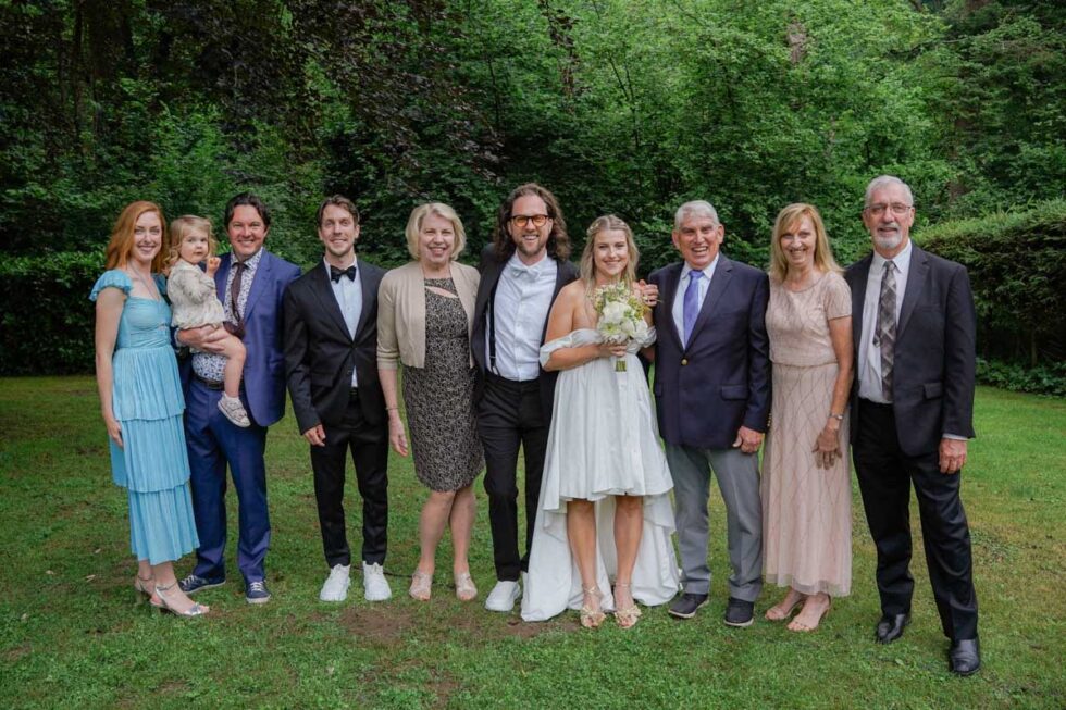 Gruppenfoto mit Familie